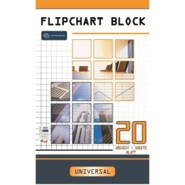 Blok do flipchartu Interdruk 64x100cm gładki (20) Interdruk