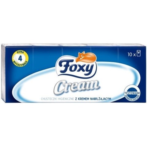 Chusteczki Foxy Cream (10x10) FOXY