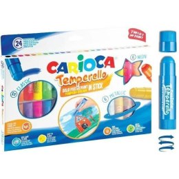 Farby w sztyfcie Carioca Tamparello 24 kolory CARIOCA