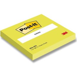 Karteczki Post-it 76x76mm (654-NG) jaskrawozielone (100) Post-it