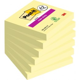 Karteczki Post-it 76x76mm (654-P6SSCY) żółte (6x90) Post-it