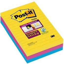 Karteczki Post-it Super Sticky 101x152mm linie Rio De Janeiro (3x90) Post-it