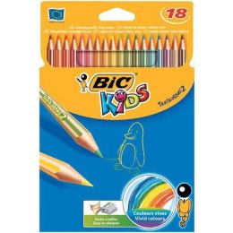 Kredki ołówkowe BiC Kids Tropicolors 18 kolorów Bic