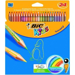 Kredki ołówkowe BiC Kids Tropicolors 24 kolory Bic