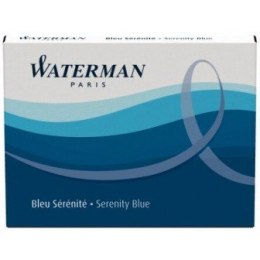 NABOJE ATRAMENTOWE WATERMAN STANDARD NIEBIESKIE (8) Waterman
