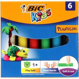 Plastelina BiC Kids 6 kolorów Bic