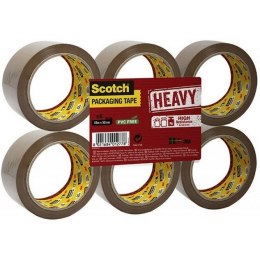 Taśma pakowa Scotch Heavy 50mm/66m brązowa (6) Scotch