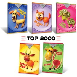 ZESZYT TOP 2000 UNIQUE PETS A5/32K LINIA Top 2000