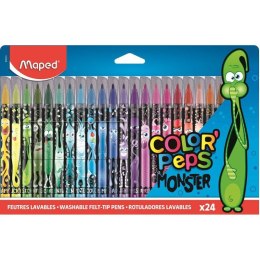 Flamastry Maped Color'Peps Monster 24 kolory Maped