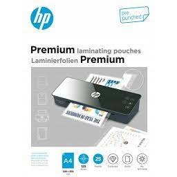 Folia laminacyjna HP Premium A4/125µm dziurkowana błysk (25) HP