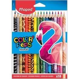 Kredki Maped Color'Peps Animals 18 kolorów Maped