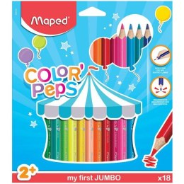 Kredki Maped Color'Peps Jumbo Early Age 18 kolorów Maped
