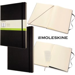 Notatnik Moleskine Classic A4 (21x29.7cm) gładki czarny Moleskine