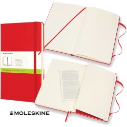 Notatnik Moleskine Classic L (13x21cm) gładki czerwony Moleskine
