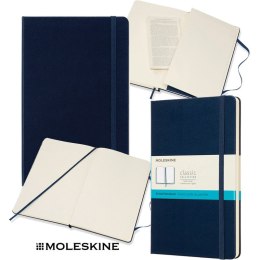 Notatnik Moleskine Classic L (13x21cm) kropki niebieski Moleskine