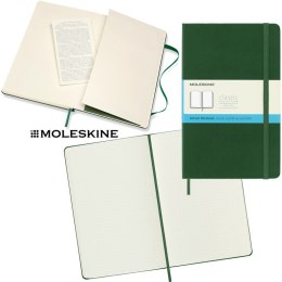 Notatnik Moleskine Classic L (13x21cm) kropki zielony Moleskine
