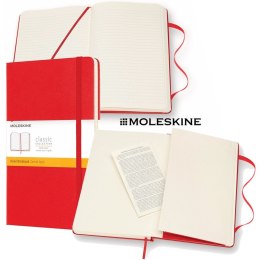 Notatnik Moleskine Classic L (13x21cm) linie czerwony Moleskine