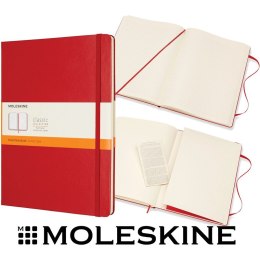 Notatnik Moleskine Classic XL (19x25cm) linie czerwony Moleskine
