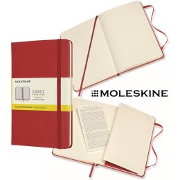 Notatnik Moleskine Classic M (11.5x18cm) kratka czerwony Moleskine