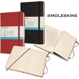 Notatnik Moleskine Classic M (11.5x18cm) kropki czerwony Moleskine