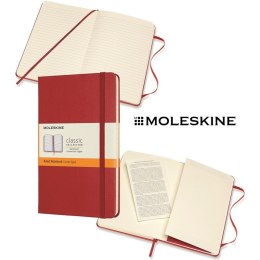 Notatnik Moleskine Classic M (11.5x18cm) linia czerwony Moleskine