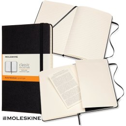 Notatnik Moleskine Classic M (11.5x18cm) linie czarny Moleskine