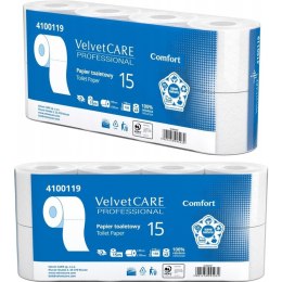 Papier toaletowy Velvet Care Professional 15m 2w celuloza biały (8) VELVET CARE