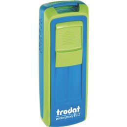 Pieczątka Trodat Pocket Printy 9512 zielono-niebieska Trodat