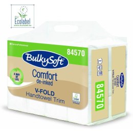 Ręczniki składane BulkySoft Comfort V-Fold 2w celuloza białe (12x250) BulkySoft