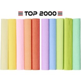 Bibuła marszczona Top 2000 Creatino 25x200cm mix pastelowy (10) Top 2000