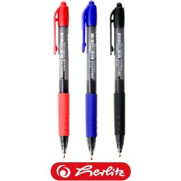 Długopis żelowy Herlitz Smoothy 0.7mm czerwony Herlitz