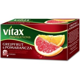 HERBATA VITAX INSPIRATIONS GREJPFRUT Z POMARAŃCZĄ (20) Vitax