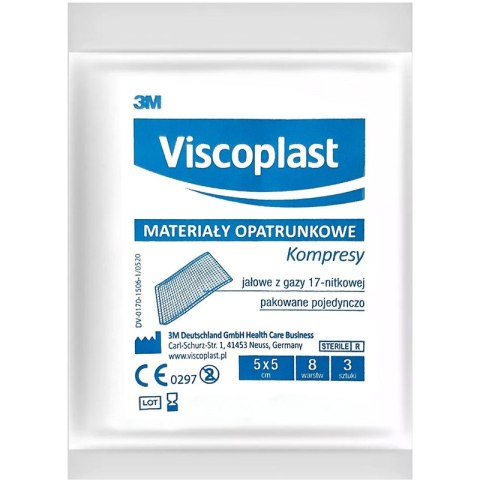 Kompresy Viscoplast 5x5cm (3) Viscoplast