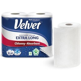 Ręcznik w rolce Velvet Czysta biel 2w celuloza białe (2) Velvet