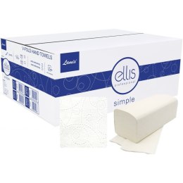 Ręczniki składane Ellis Simple V-Fold 2w celuloza białe (20x150) Ellis