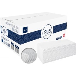Ręczniki składane Ellis Z-Fold 2w celuloza białe (15x200) Ellis