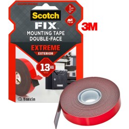 Taśma montażowa Scotch Fix Extreme 19mm/5m czarna Scotch