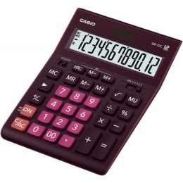 Kalkulator Casio GR-12C, CIEMNO RÓŻOWY Casio