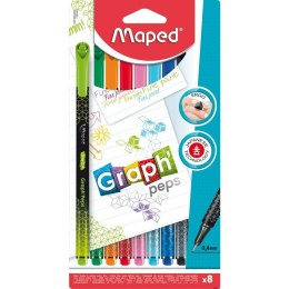 Cienkopisy Maped Graph'Peps Deco 8 kolorów Maped