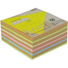Karteczki Stick'n 76x76mm Kraft 5 kolorów (400) STICK'N